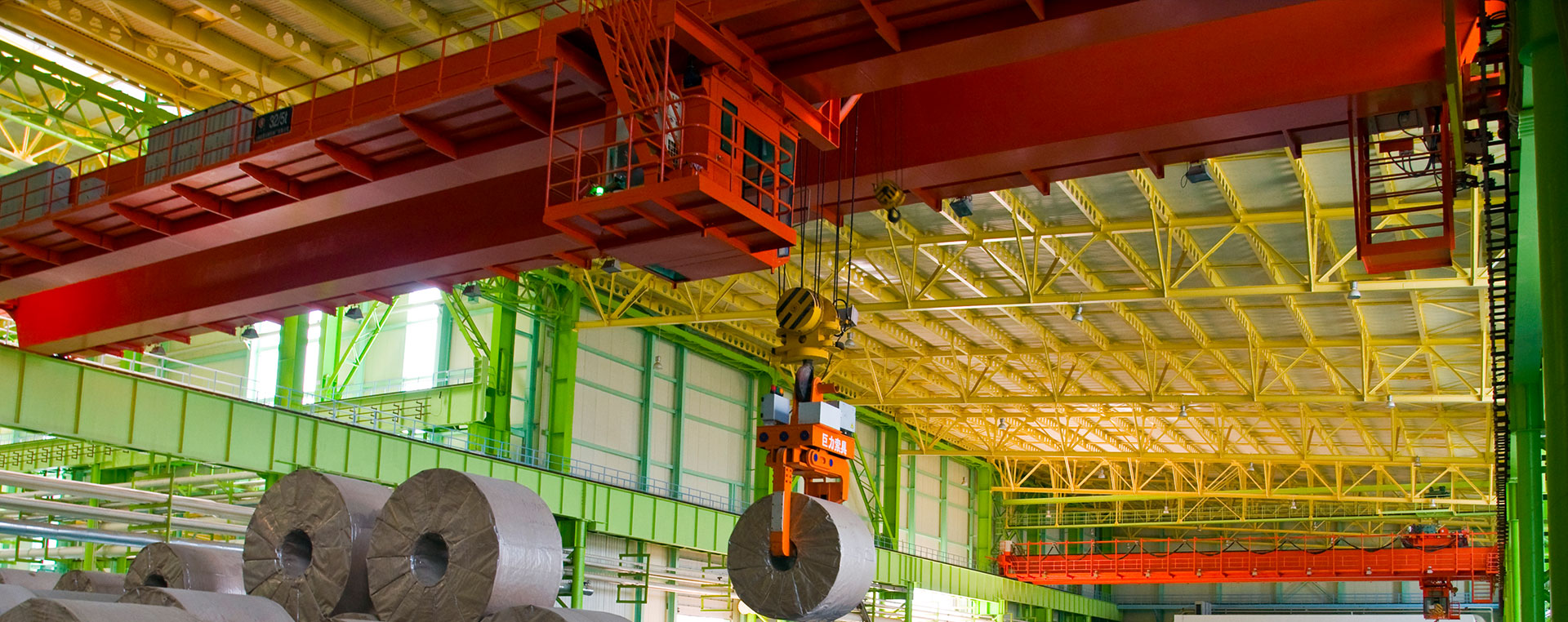 Electric single beam bridge crane