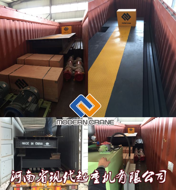 80 ton flip hydraulic unloading machine exported to South Korea