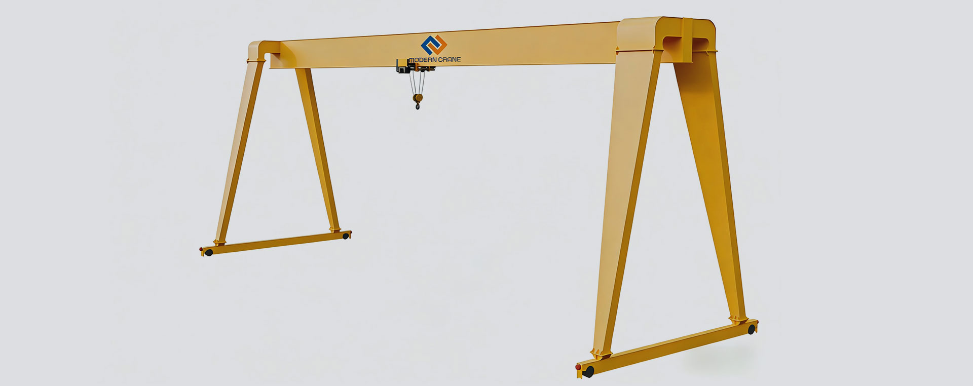Single beam hoist gantry crane