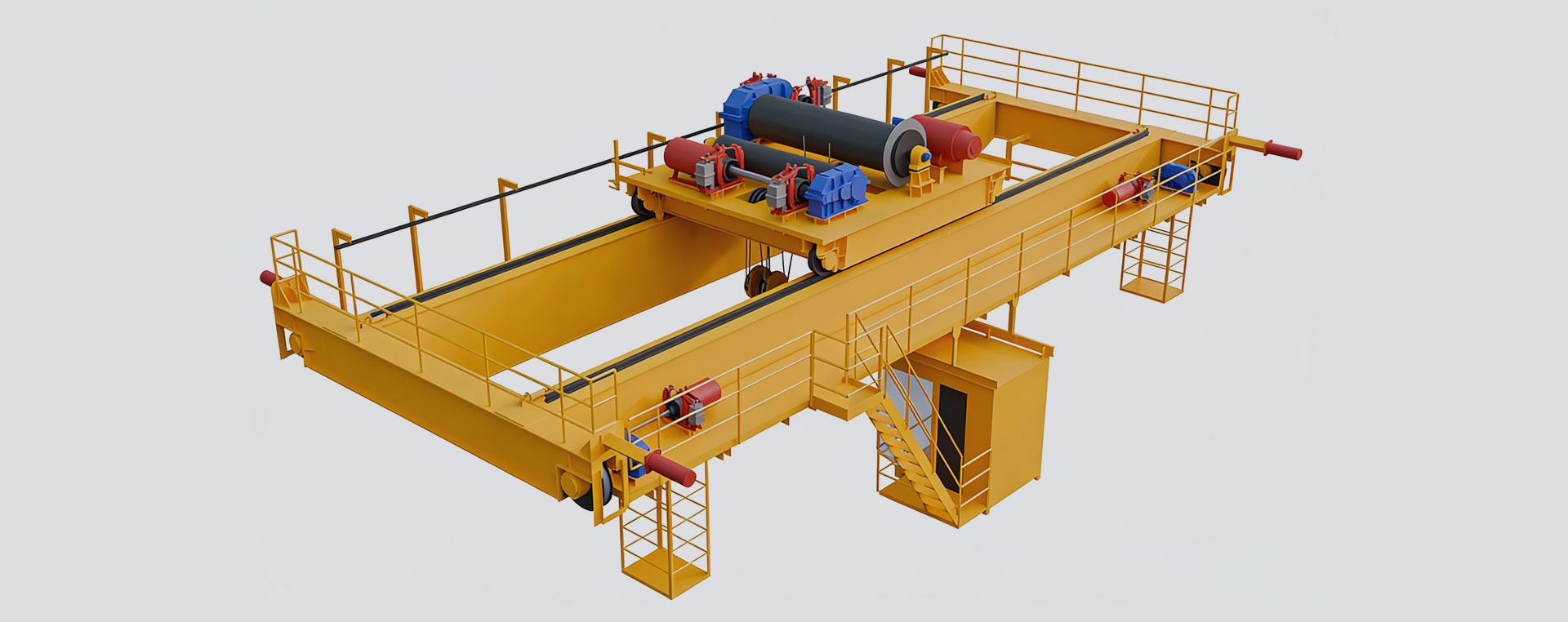 Metallurgical bridge crane