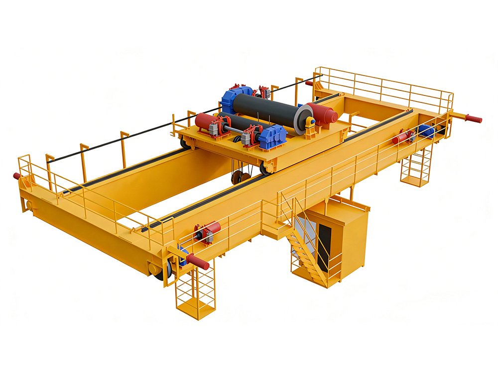 Metallurgical bridge crane